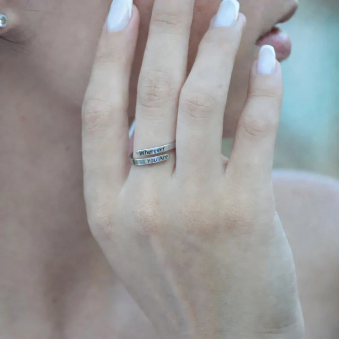 Anillo "Donde quiera que estés"