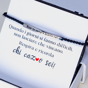 Recuerda siempre lo que vales - Pulsera motivacional