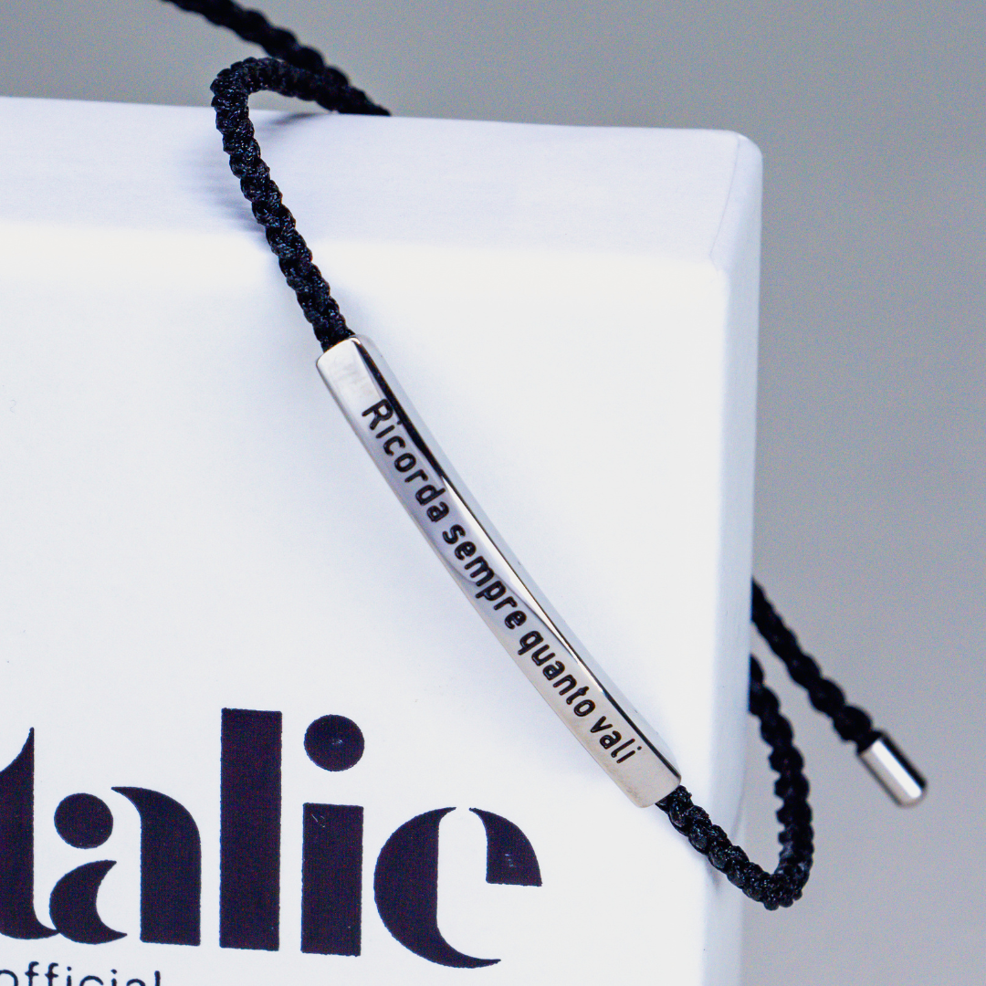 Recuerda siempre lo que vales - Pulsera motivacional