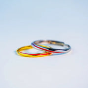 Anillo "Hilo rojo del destino"