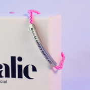 Recuerda siempre lo que vales - Pulsera motivacional