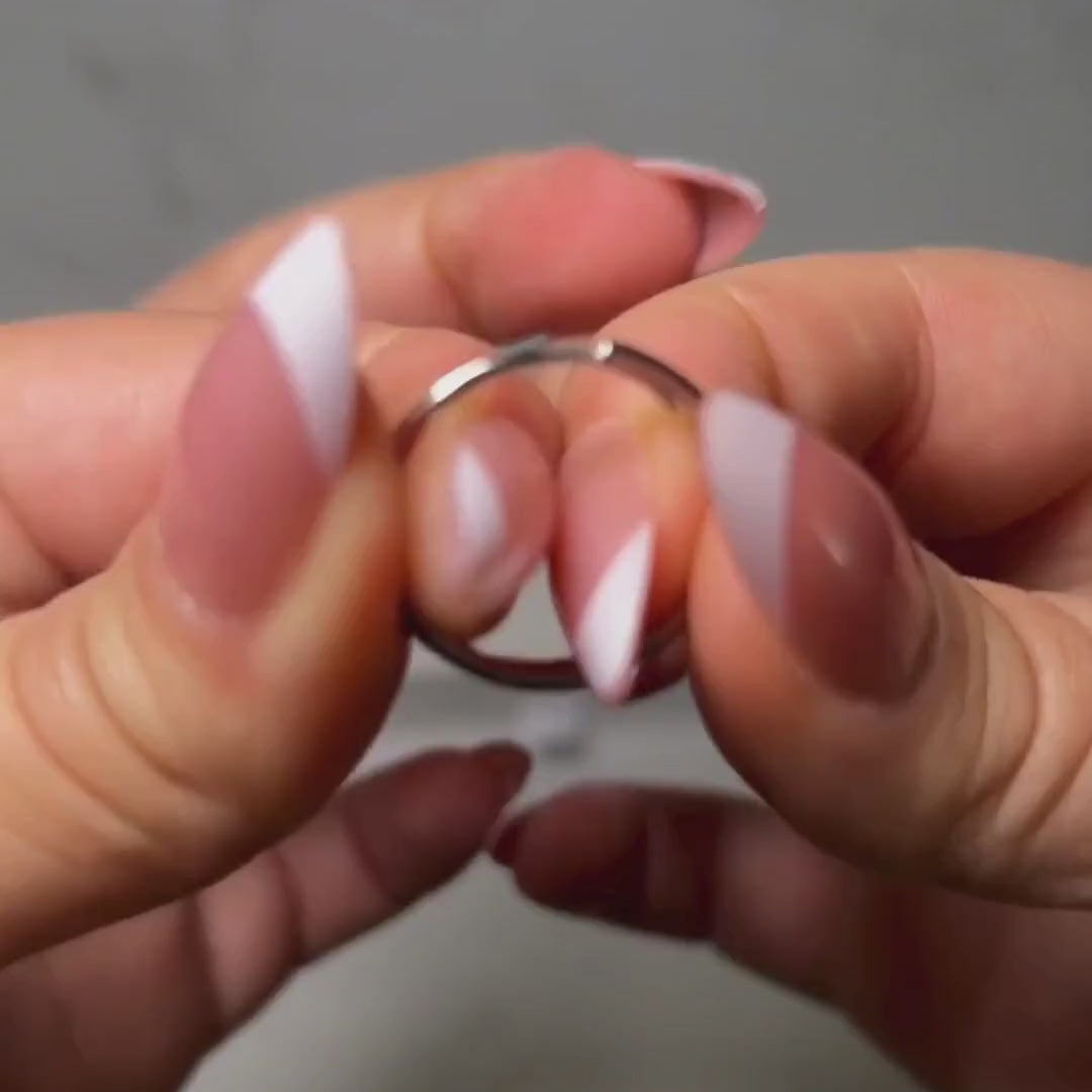 Anillo "Hilo rojo del destino"